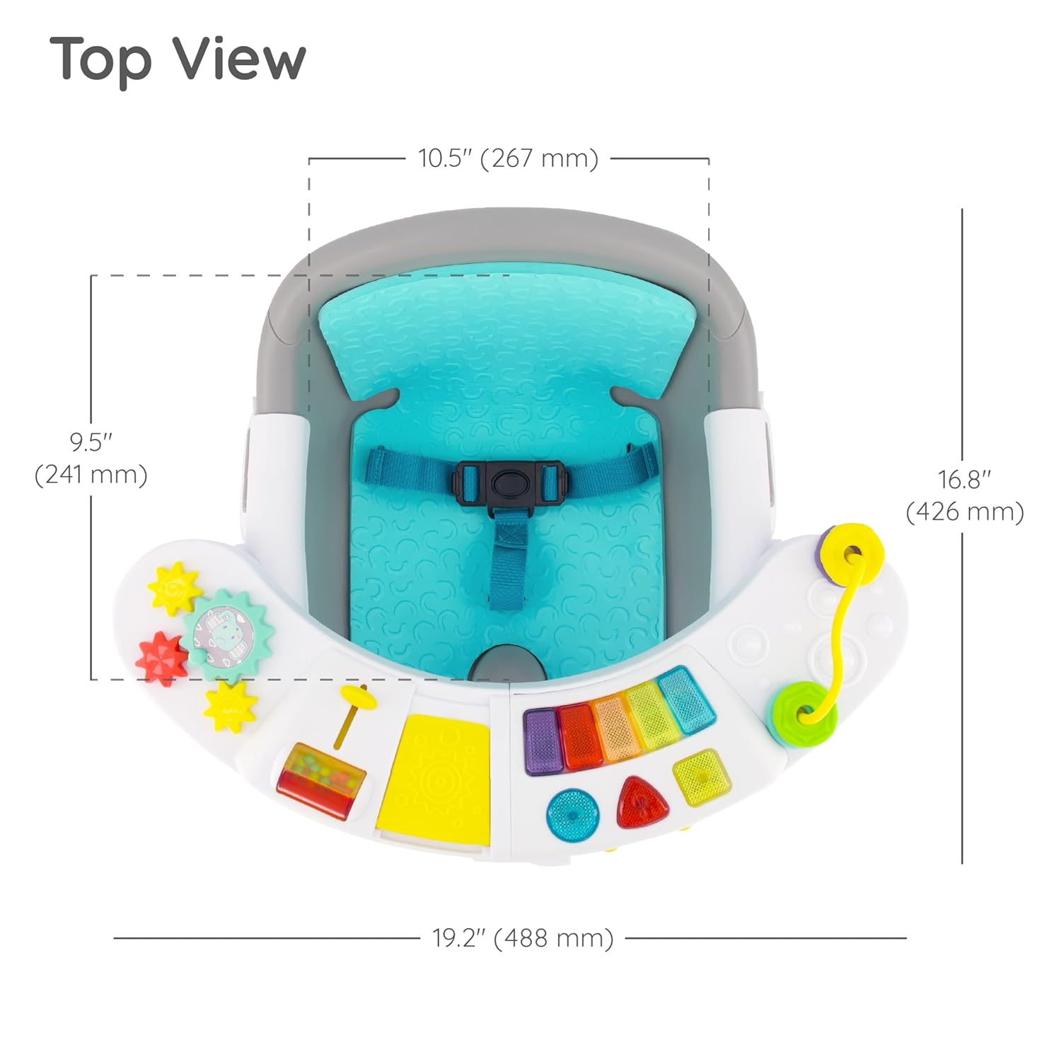 Transform Your Child's Experience with the 3-in-1 Music & Lights Discovery Seat: A Fun and Functional Booster for Play, Meals, and More!