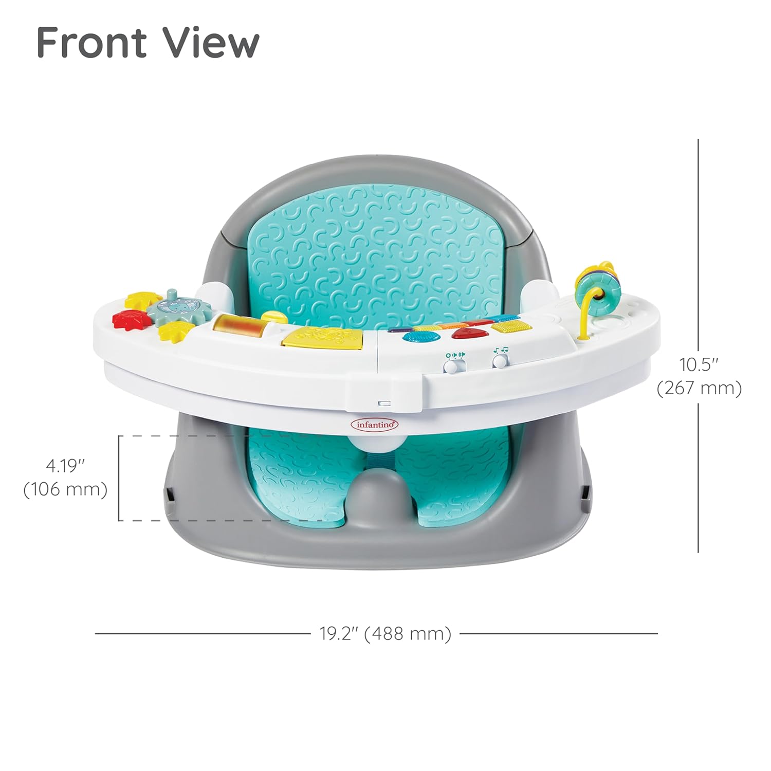 Transform Your Child's Experience with the 3-in-1 Music & Lights Discovery Seat: A Fun and Functional Booster for Play, Meals, and More!
