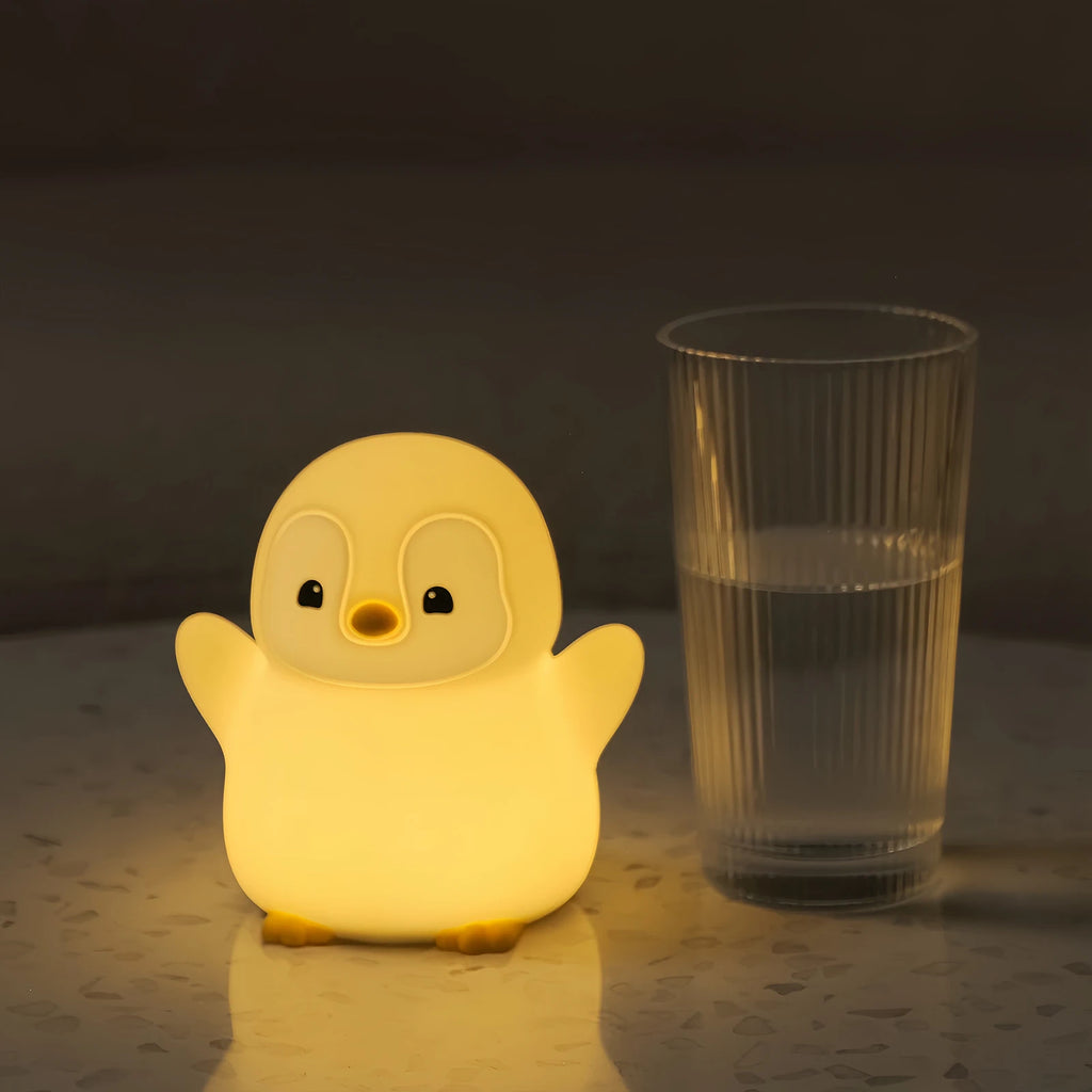Delightful Penguin Rechargeable Night Light - Perfect for Kids' Rooms and Breastfeeding Comfort