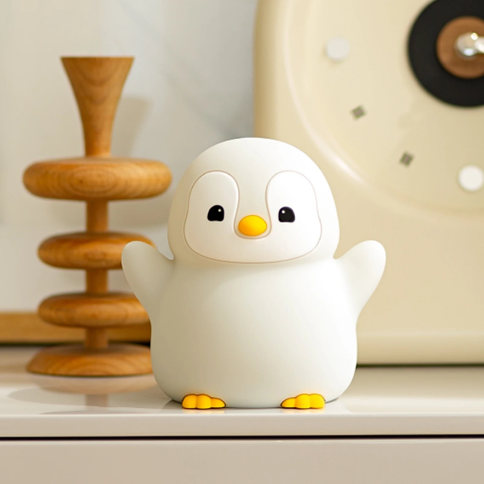 Delightful Penguin Rechargeable Night Light - Perfect for Kids' Rooms and Breastfeeding Comfort